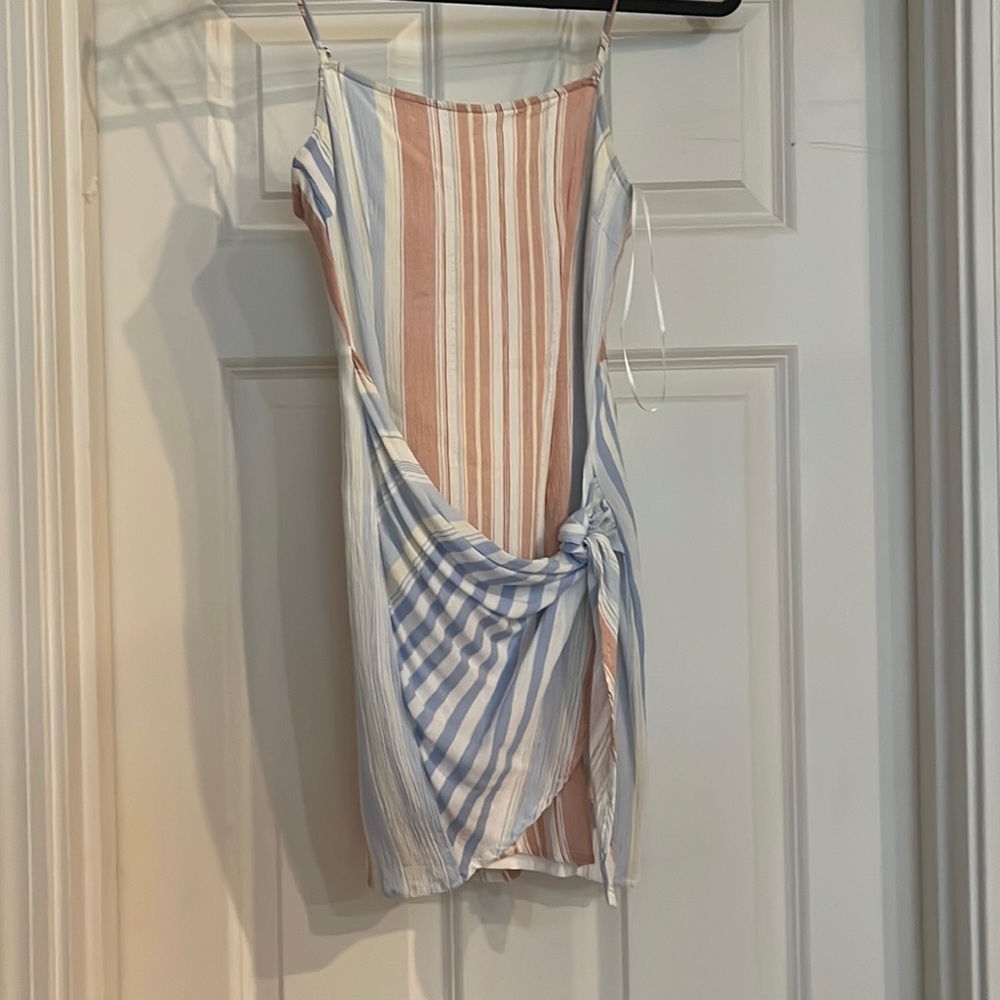 Cotton Candy LA wrap dress